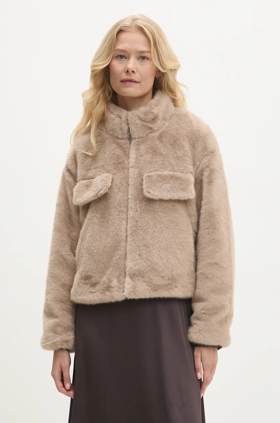 Answear.LAB płaszcz bez kaptura beżowy .0457.ims