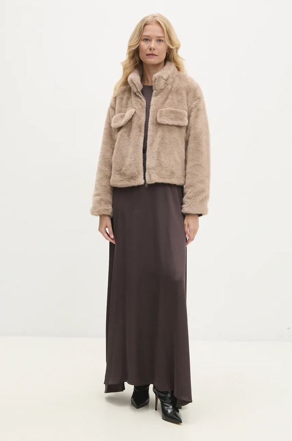 Answear.LAB płaszcz .0457.ims beżowy WW25