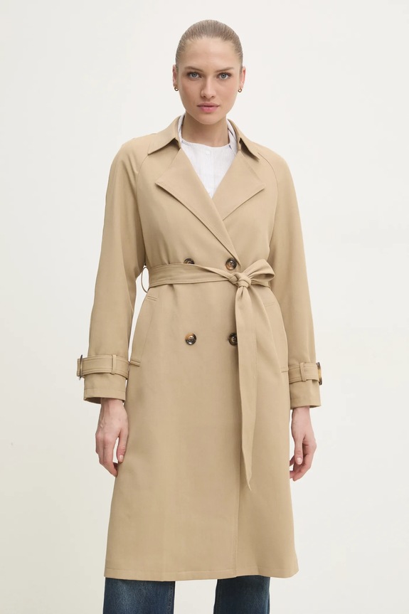 Answear.LAB trencz brązowy mj79899.fos