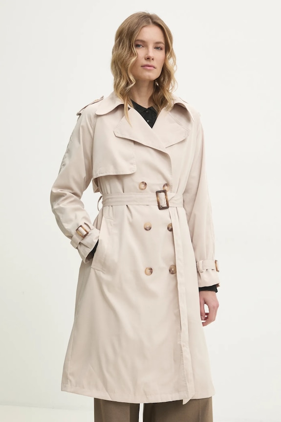 Trench kabát Answear.LAB nezateplené béžová CA9939.HKK