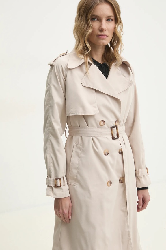 Trench kabát Answear.LAB béžová CA9939.HKK