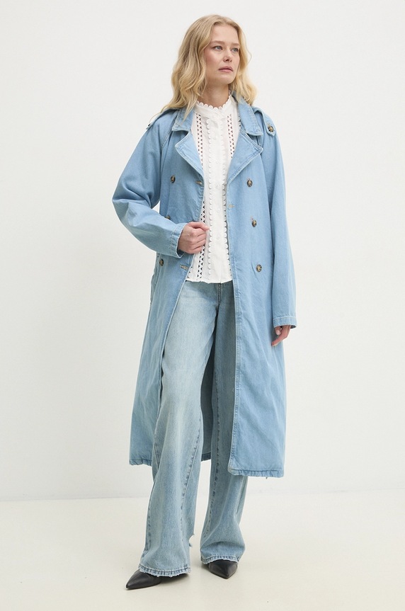 Traper kaput Answear.LAB traper plava LJK.BRIELLADENIM.ums