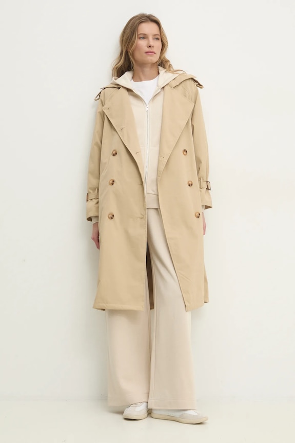 Answear.LAB trencz 8073.HWK brązowy WW25