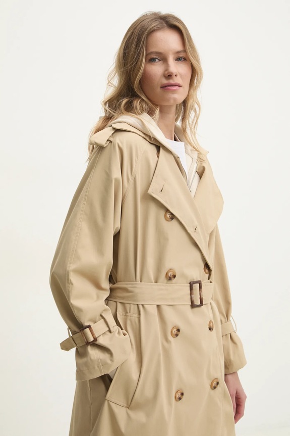 Answear.LAB trencz brązowy 8073.HWK