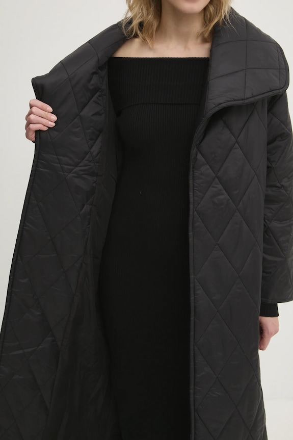 Bunda Answear.LAB 3388.ilk čierna