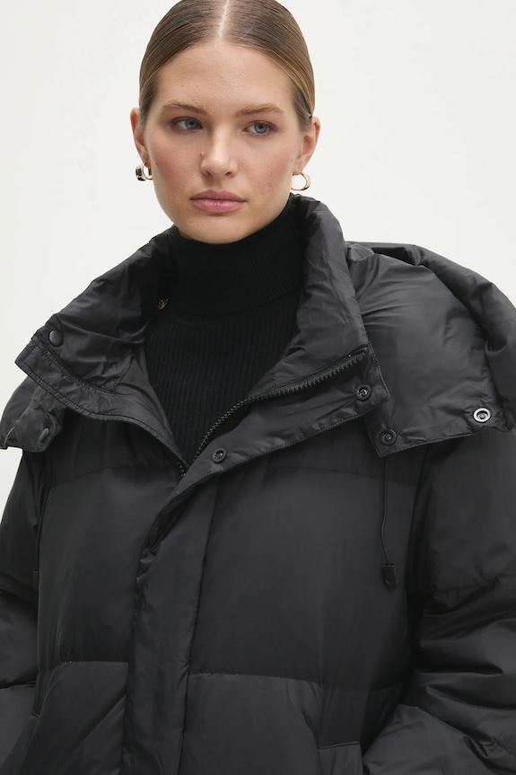 Páperová bunda Answear.LAB čierna 4913.ilk