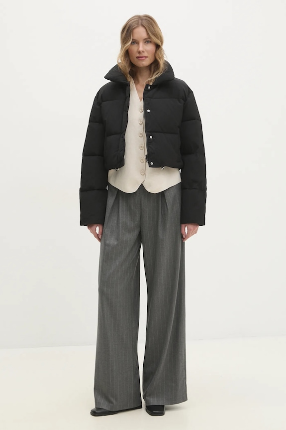 Answear Lab geaca YR002.HWK negru WW25