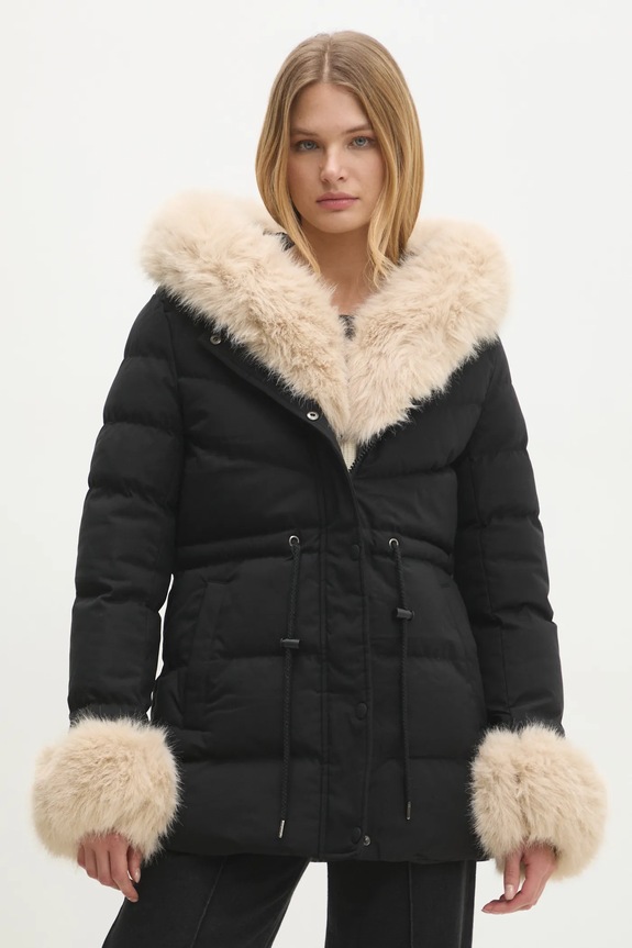Bunda Answear.LAB s podšívkou černá fc7589.fos