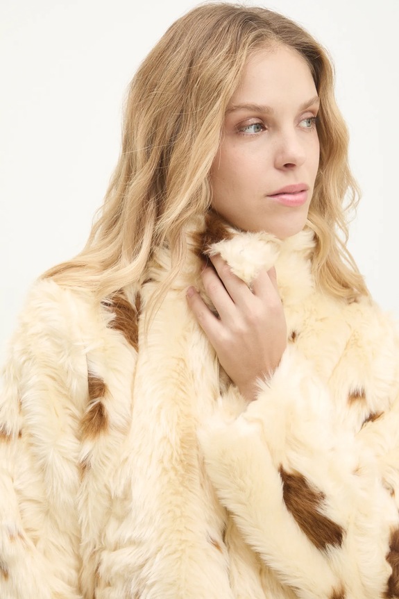 Answear.LAB kurtka 81223.fos beżowy