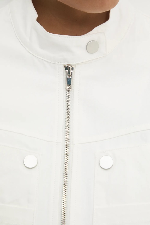 Памучно яке Answear.LAB pk2856.ILK бял