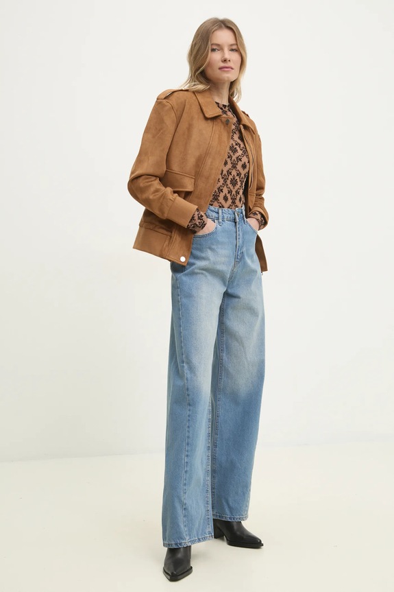 Answear.LAB kurtka 69813.b.ios brązowy WW25