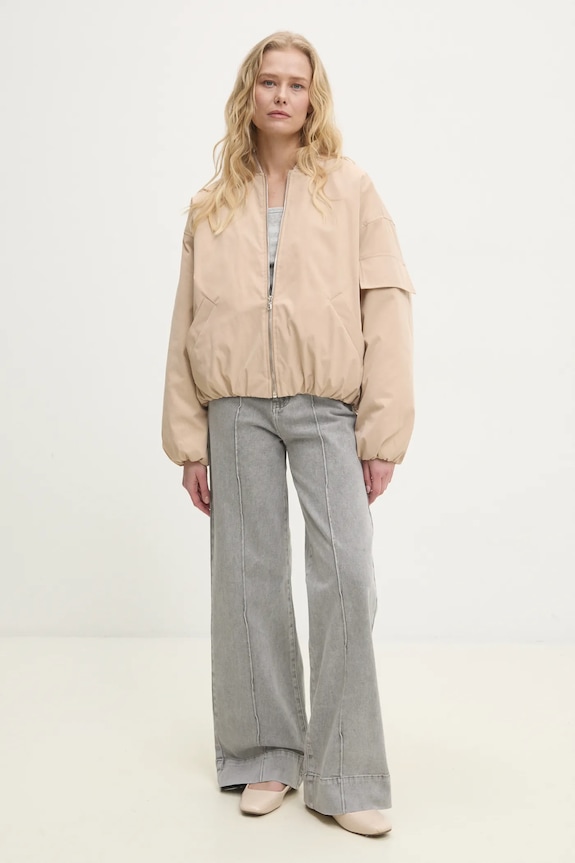 Answear.LAB kurtka bomber L9000.hlk beżowy WW25