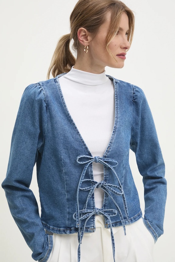 Answear.LAB giacca di jeans denim blu rd2953.FKK