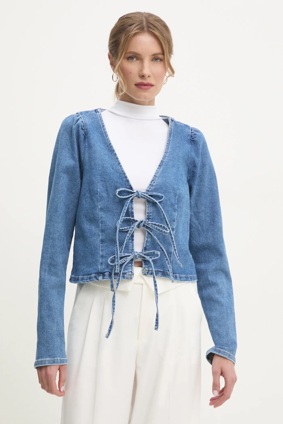 Answear.LAB giacca di jeans blu rd2953.FKK