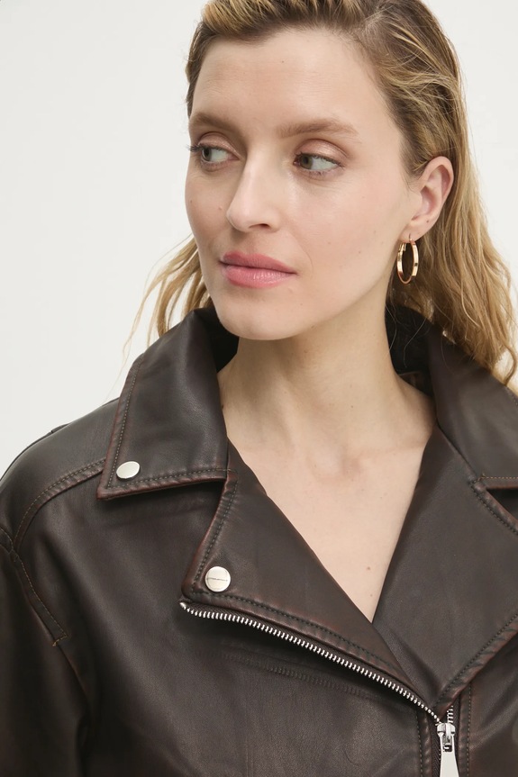 Answear.LAB ramoneska brązowy 16108.fos