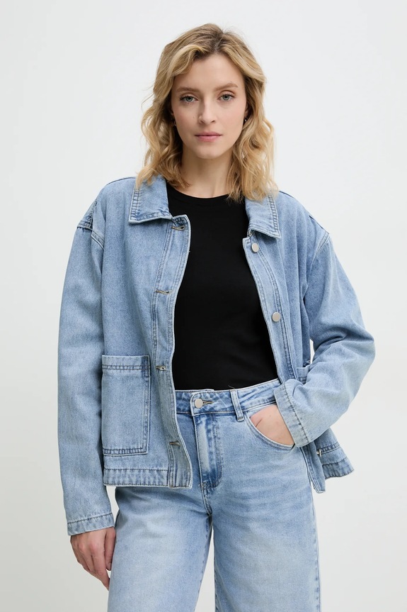 Answear.LAB giacca di jeans denim blu RD7335.flk