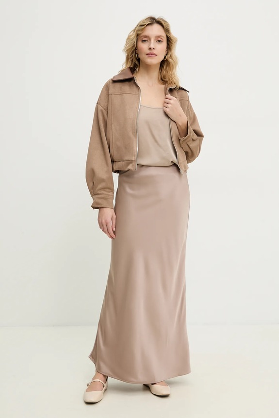Bunda Answear.LAB sng.121.tos hnedá WW25