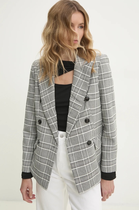 Answear.LAB marynarka tkanina szary V290.HWK