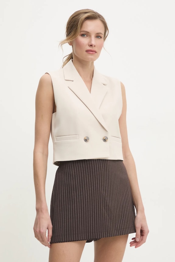 Answear.LAB gilet tessuto beige 1848.FLK