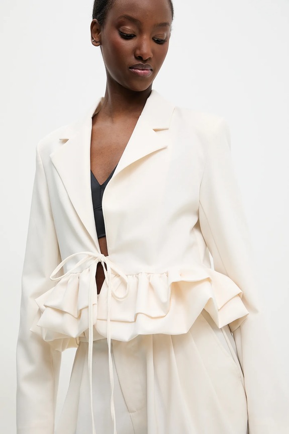 Answear.LAB marynarka beżowy LD2221.hos