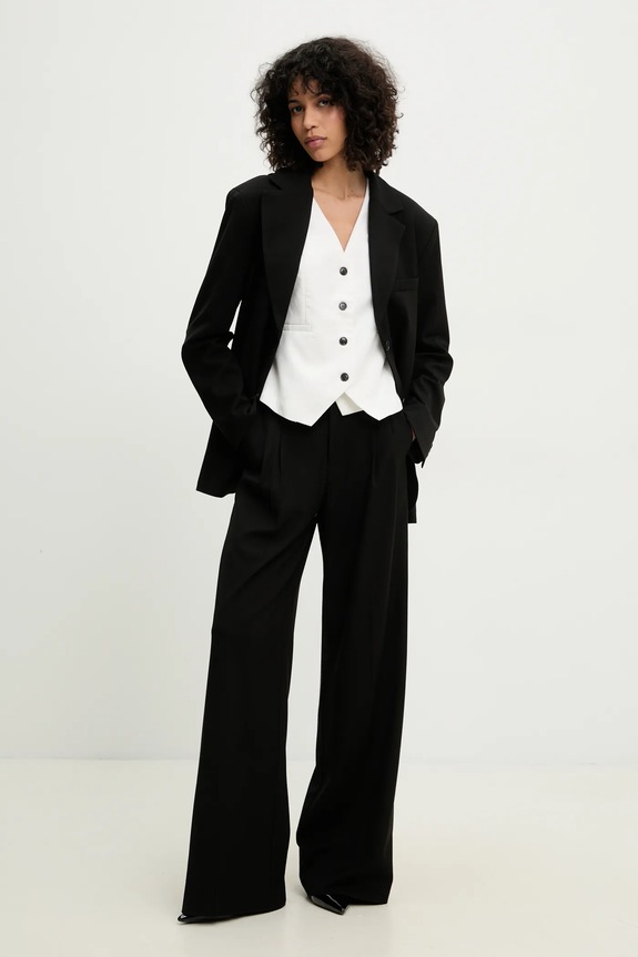 Answear.LAB marynarka V2559.fos czarny WW25