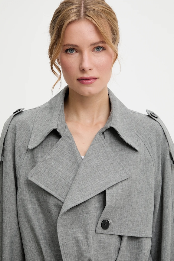 Answear.LAB kurtka B9839.ilk szary