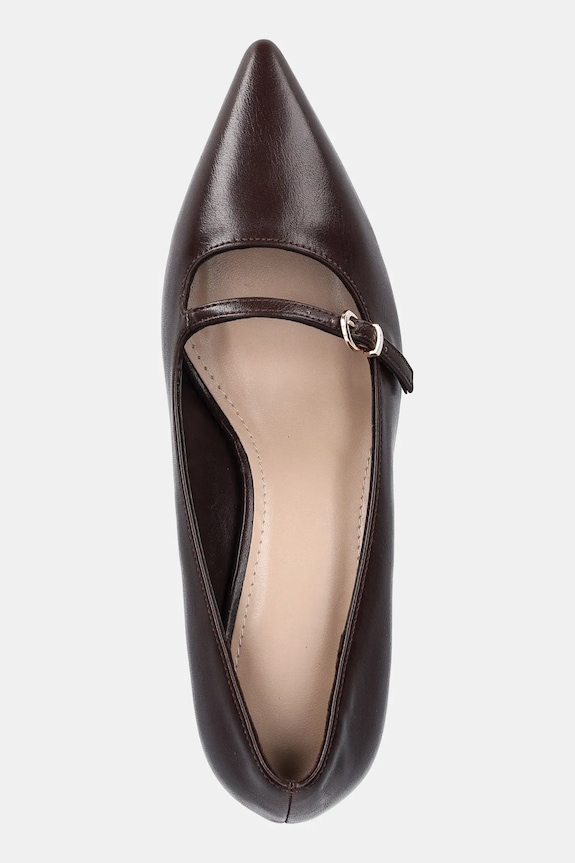 Answear Lab pantofi cu toc maro 5505.fos