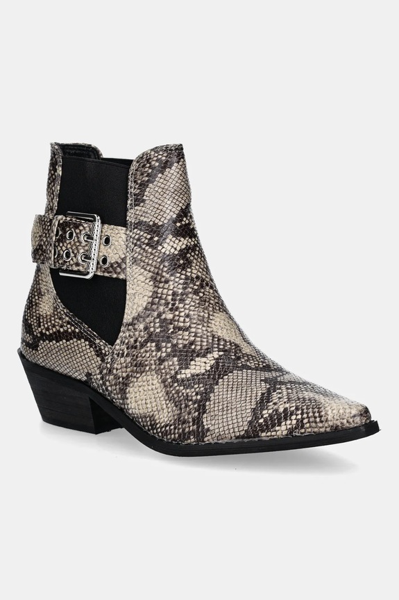 Gležnjače Answear.LAB imitacija zrnate kože bež y3232.fos