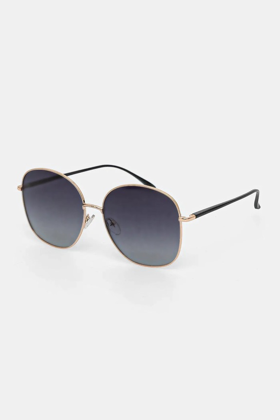 Answear.LAB occhiali da sole sfumata nero 208092.flk