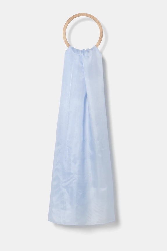 Answear Lab sal de matase matase albastru UNI.SILK.flk