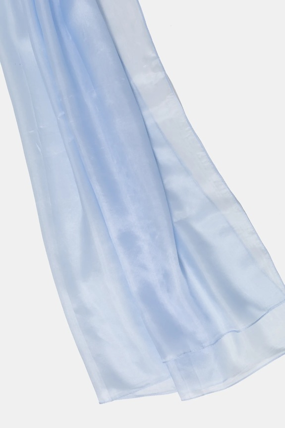 Accesorii Answear Lab sal de matase UNI.SILK.flk albastru