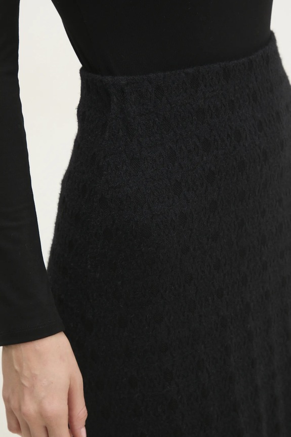 Suknja Answear.LAB crna 23409lj.ILK