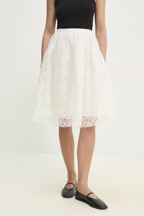 Answear.LAB szoknya hullámos fehér CK.STH.fms