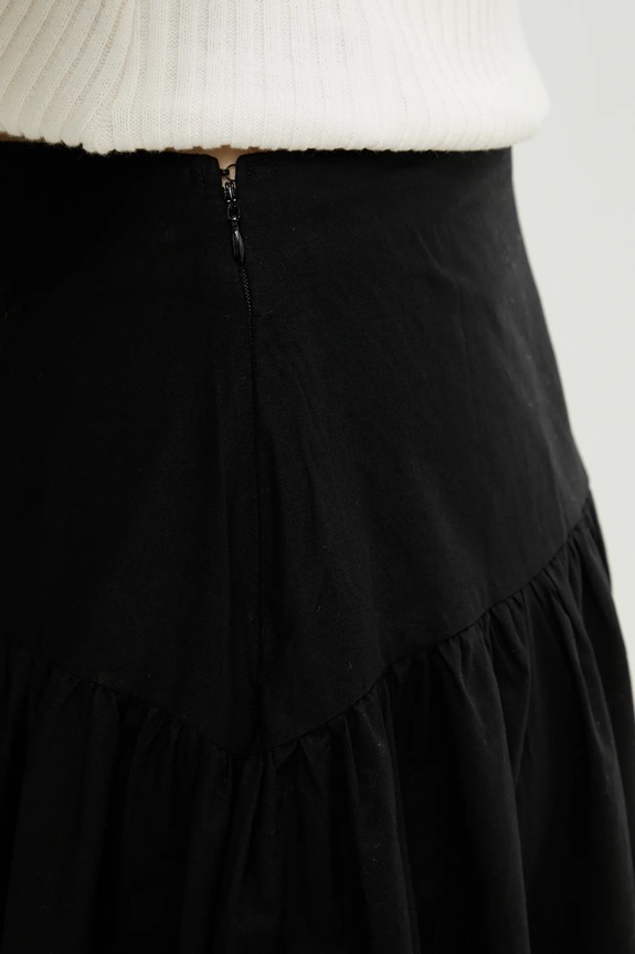 Answear Lab gonna in cotone nero LSKW.659DANNIE.ums