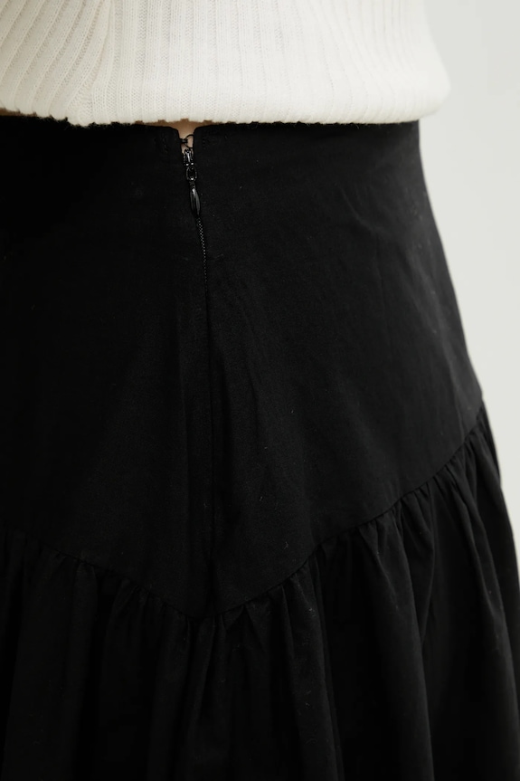 Answear Lab gonna in cotone nero LSKW.659DANNIE.ums