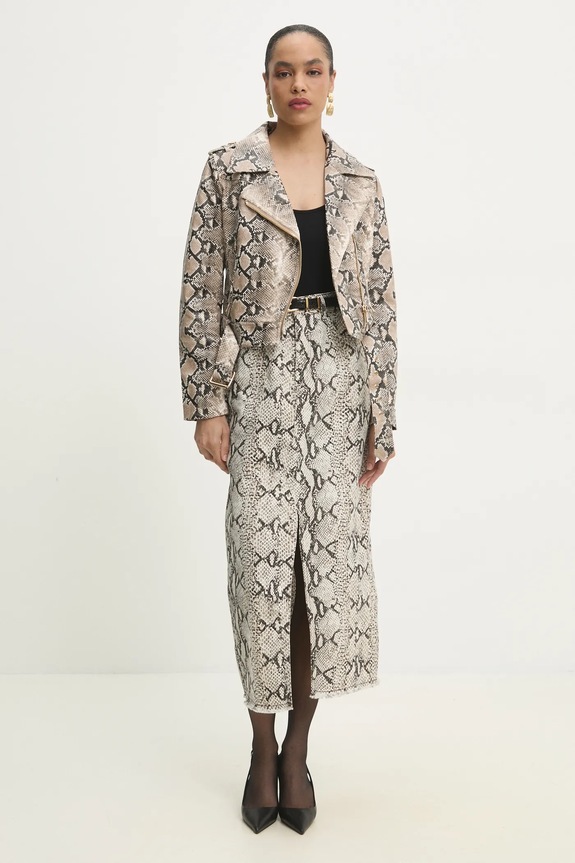 Ρούχα Βαμβακερή φούστα Answear.LAB AP25.Z46.TWK μπεζ