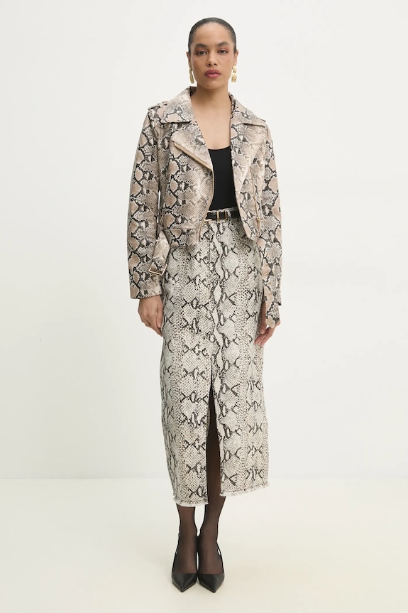 Ρούχα Βαμβακερή φούστα Answear.LAB AP25.Z46.TWK μπεζ