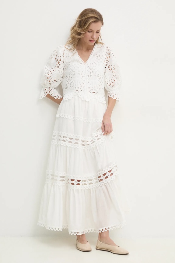 Answear.LAB spódnica bawełniana 81015.FKK biały WW25