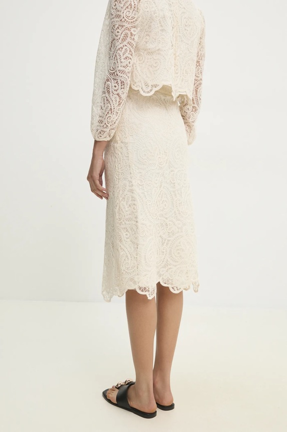 Ruházat Answear.LAB szoknya 81026.FKK bézs