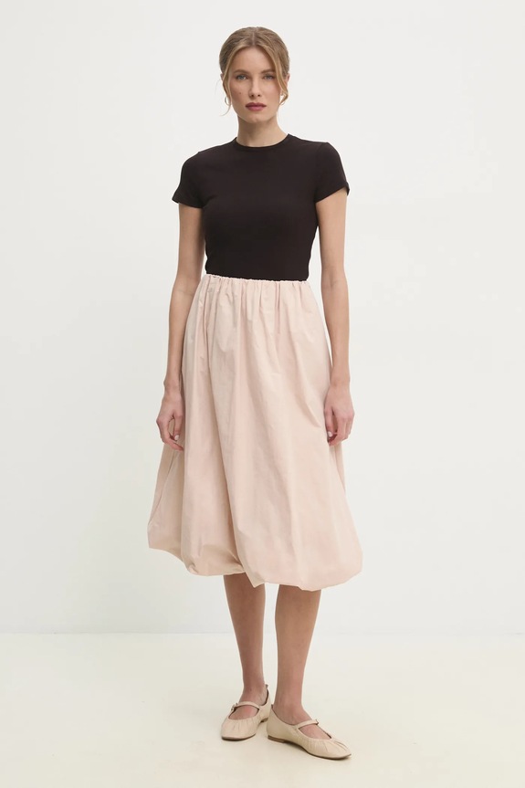 Pamučna suknja Answear.LAB sd1618.FKK bež WW25