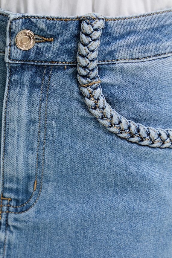 Τζιν φούστα Answear.LAB μπλε Q175.HWK