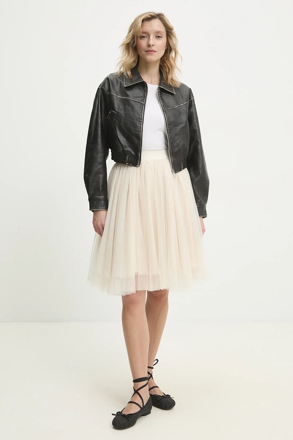 Answear.LAB spódnica ck08018.fms beżowy WW25