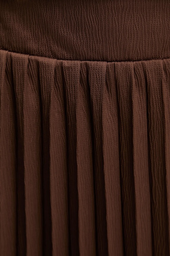 Φούστα Answear.LAB καφέ y087.fos