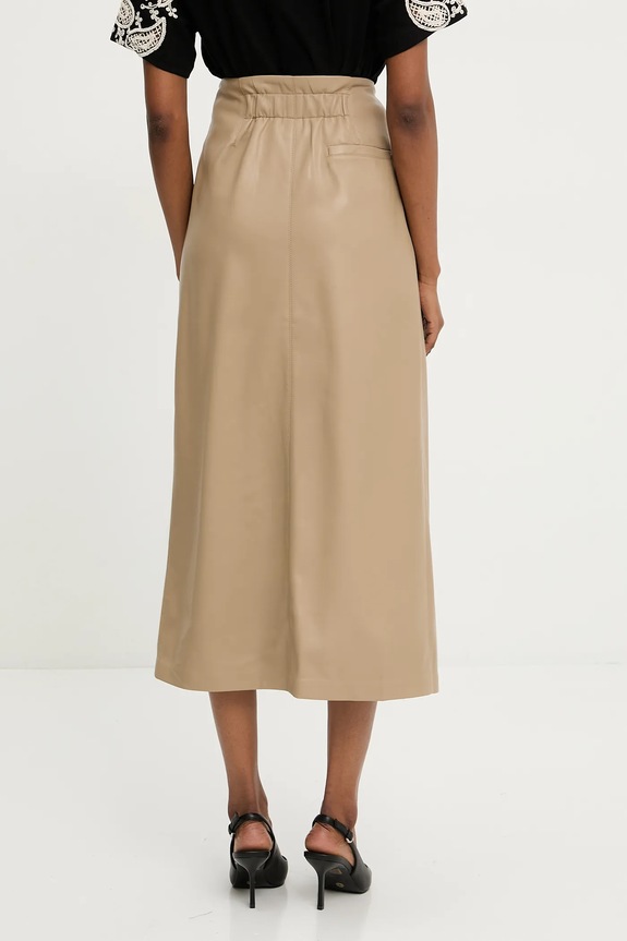 Odzież Answear.LAB spódnica B9123KC.flk beżowy