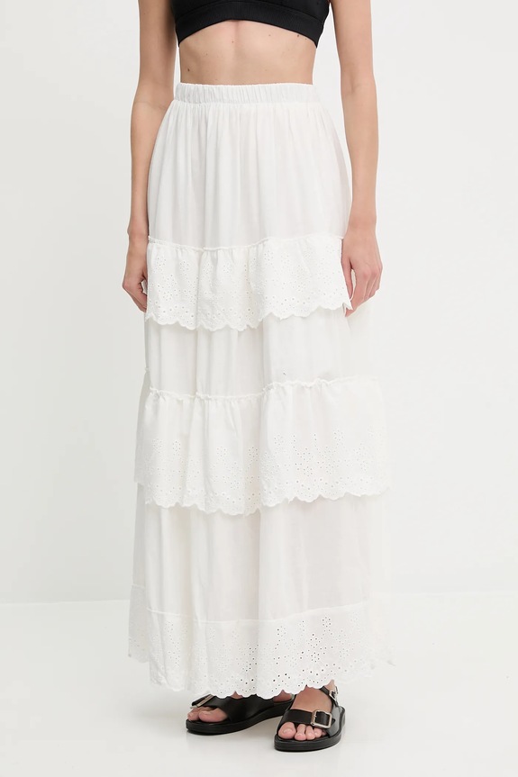 Answear.LAB szoknya sima fehér 241007.tos