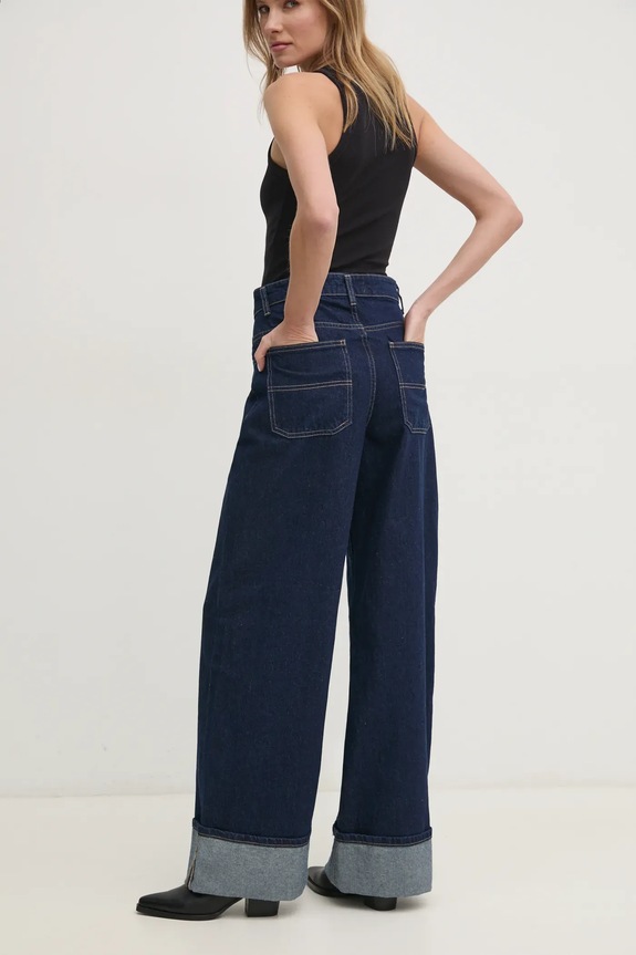 Odzież Answear.LAB jeansy 1911.tos granatowy