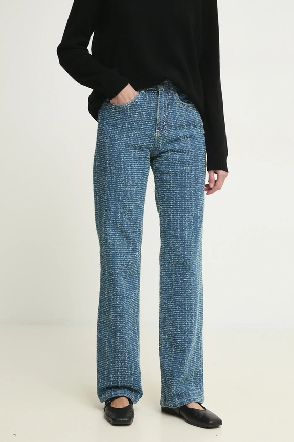 Kavbojke Answear.LAB modra sng.87.tos