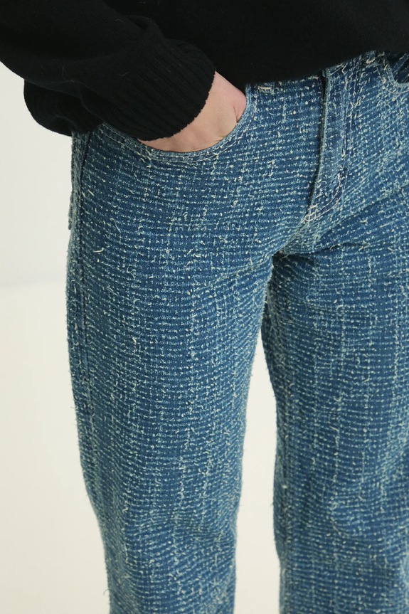 Kavbojke Answear.LAB modra sng.87.tos