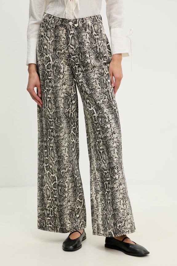 Answear.LAB jeansy tr1366.flk brązowy WW25