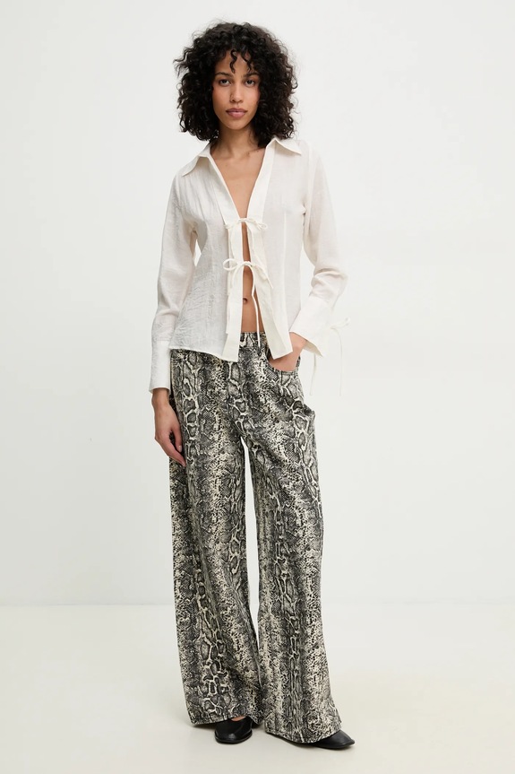 Answear.LAB jeansy brązowy tr1366.flk